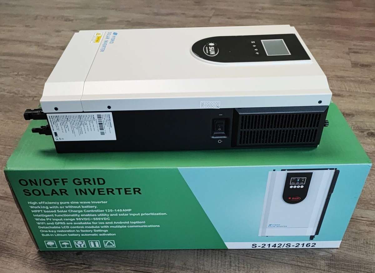 SUN 6.2KW Grid Tied 48v Pure Sine Wave Hybrid Solar Inverter - Efficient Solar Energy Conversion ...