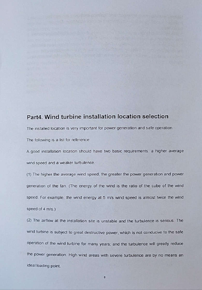 400W 3 Blades 48VDC Wind Turbine with Charge Controller (10008912)