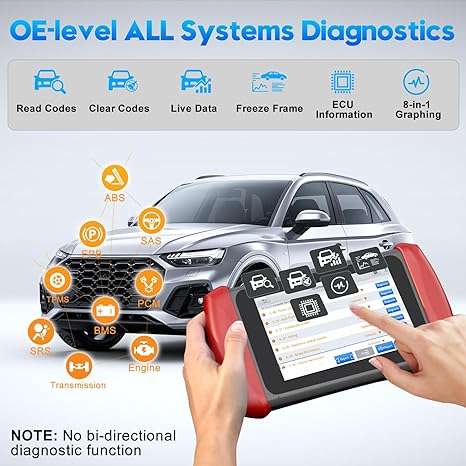 XTOOL IP608 Automotive Diagnostic Scan Tool - FREE Software Updates (10006863)