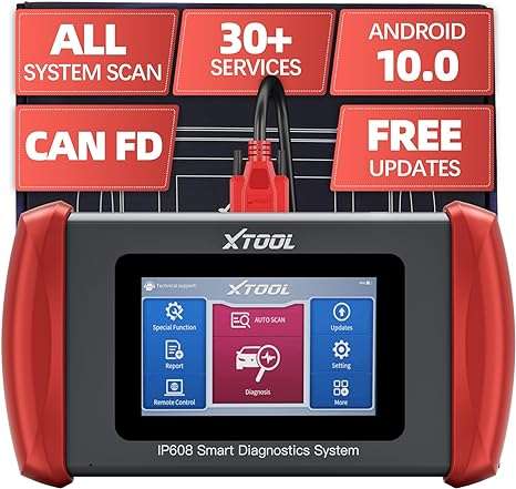 XTOOL IP608 Automotive Diagnostic Scan Tool - FREE Software Updates (10006863)