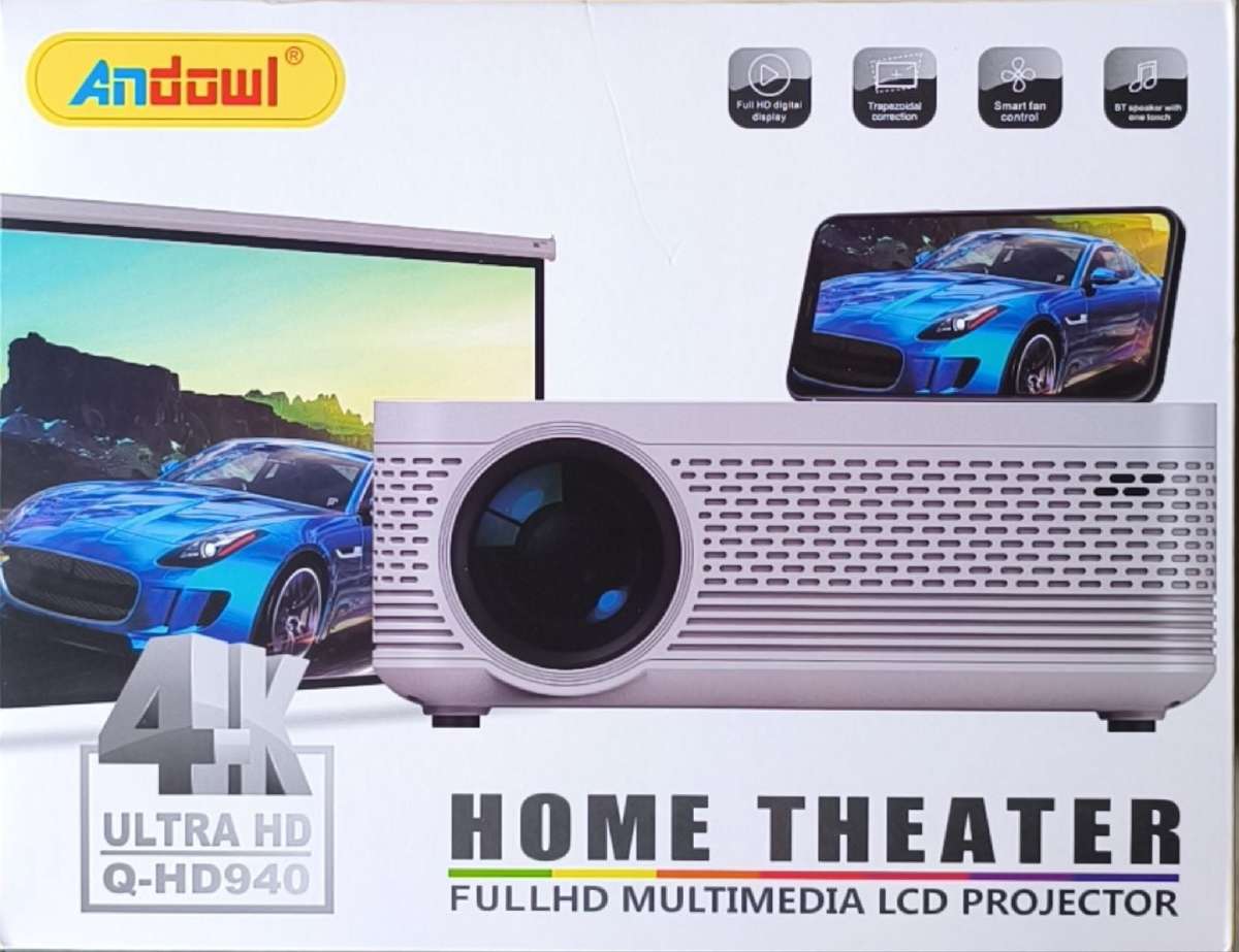 DEMO Andowl Q-HD940 4K Ultra HD Portable Home Theatre Multimedia LED Projector