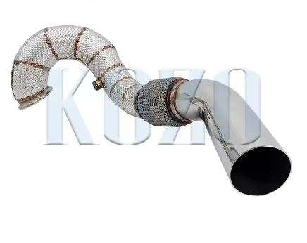 Downpipe Exhaust Pipe Kit for Audi A3/S3 2.0 Turbo and MK7/7.5 Golf R Quattro with Heat Shielding...