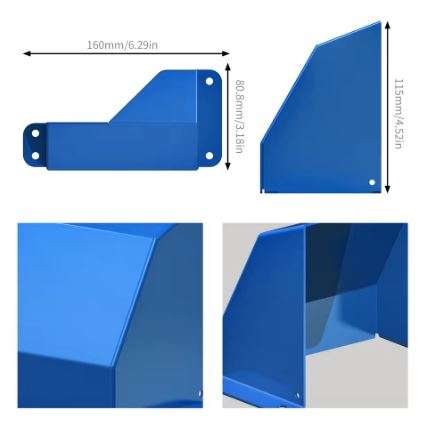 BEVINSEE Right Side Air Intake Scoops for BMW F20/F21/F22/F23/F30/F32/F80/F87/F82/F83