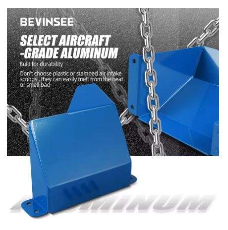 BEVINSEE Right Side Air Intake Scoops for BMW F20/F21/F22/F23/F30/F32/F80/F87/F82/F83