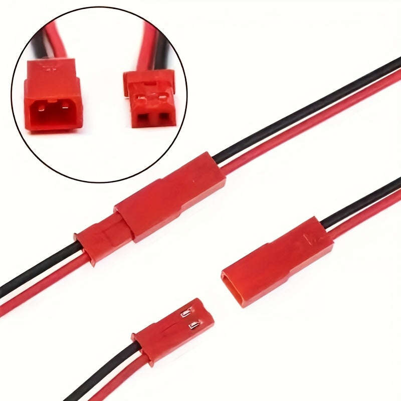10pcs Male and Female Plug Connectors Cable Lines (10002478)