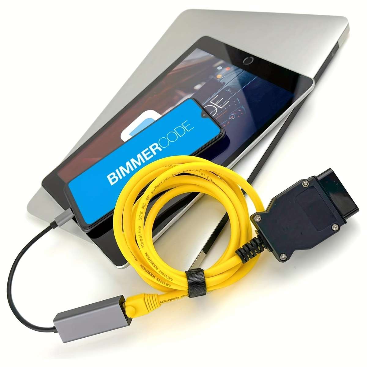 Code M - ENET OEM OBD2 Cable for BMW F G I Series Programming (10008046)