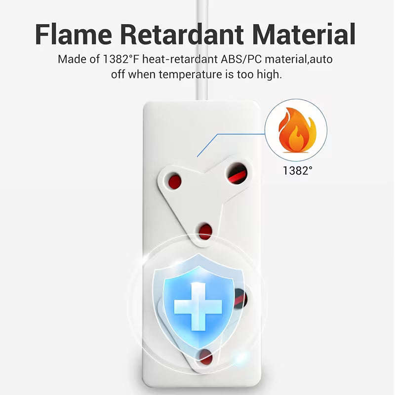 Ausma Premium Quality  220v 10amp 20m Extension Cord With Two-Way Multi-Plug (10001001)