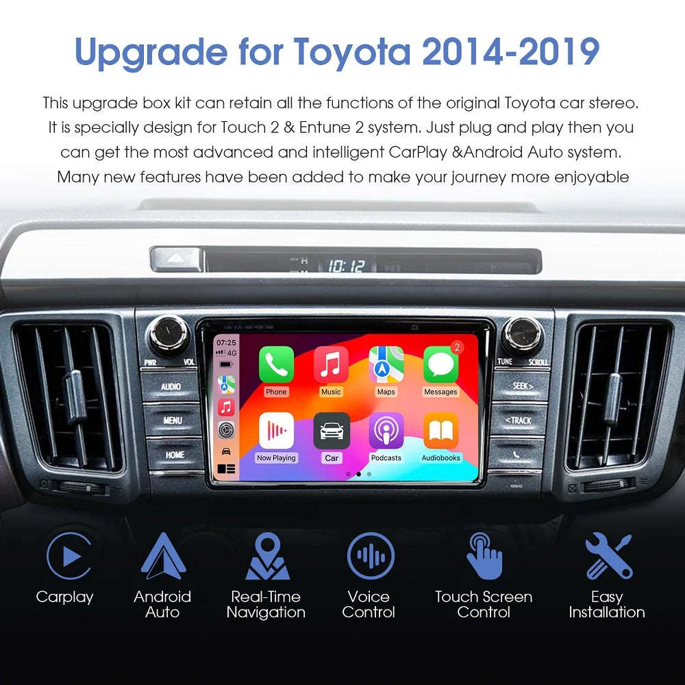 Wireless Carplay Android Auto For TOYOTA models with Touch 2 Entune 2.0 (10008928)