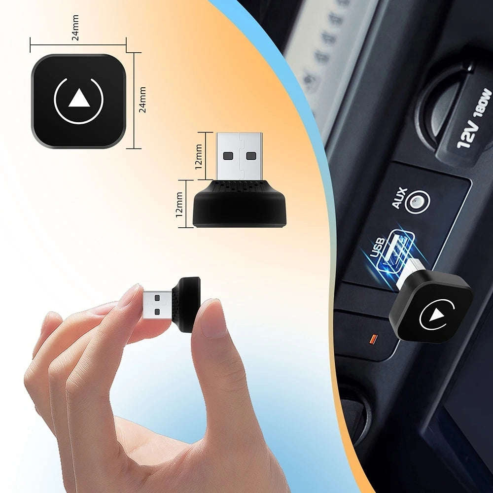 2 in 1 Mini Wireless CarPlay and Android Auto Adapter (10008270)