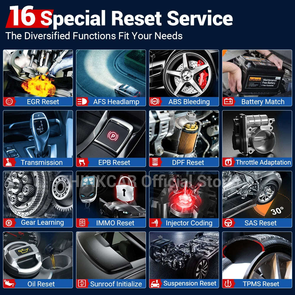 THINKCAR Thinkdiag Hot Version Full System All Car 15 Reset Service OBD2 Diagnostic Tool (10009013)