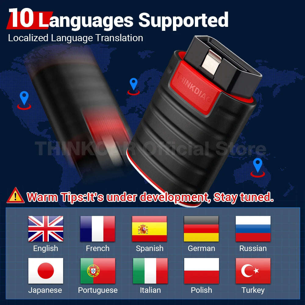 THINKCAR Thinkdiag Hot Version Full System All Car 15 Reset Service OBD2 Diagnostic Tool (10009013)