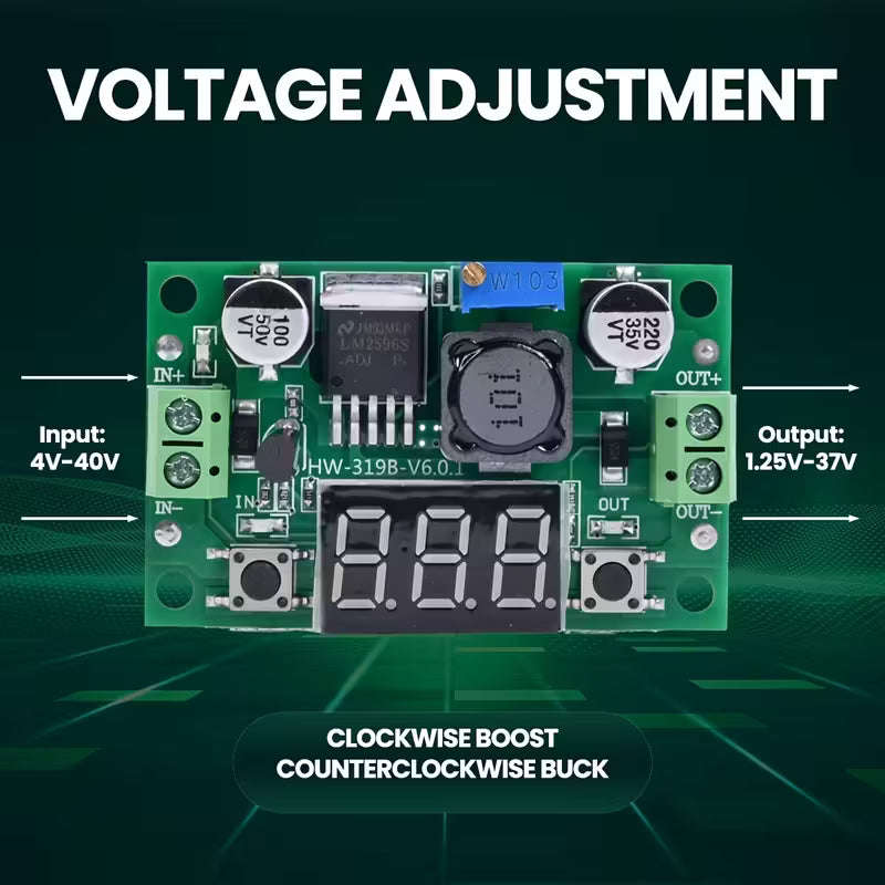 NODEMCU LM2596 Adjustable DC-DC Buck Converter Module  (10000840)