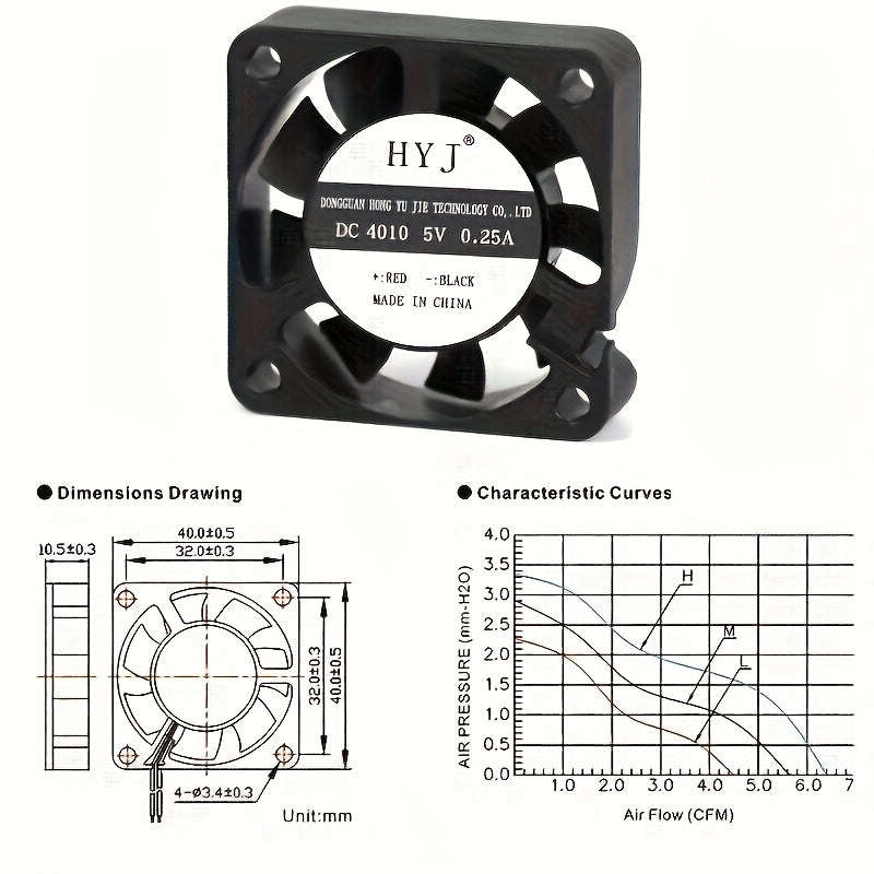 5V 2-Pin Heat Sink Design CPU Cooling Fan