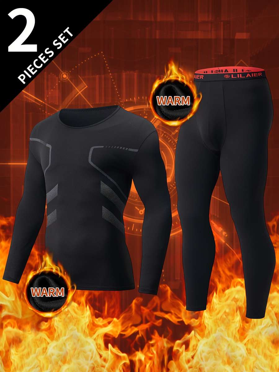 2-Piece Men's Thermal Underwear Set