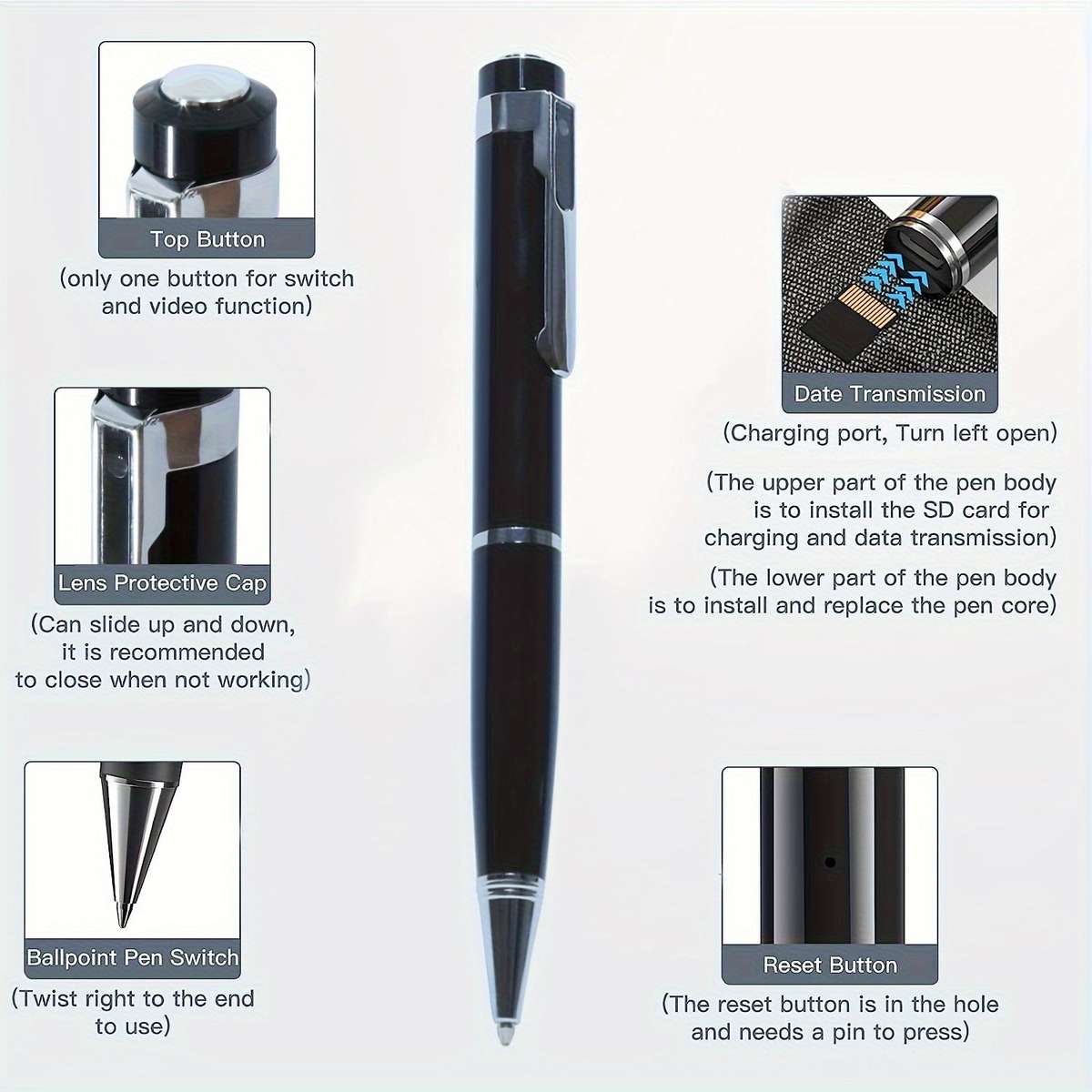 HD Portable Smart Pen Camera (10007910)