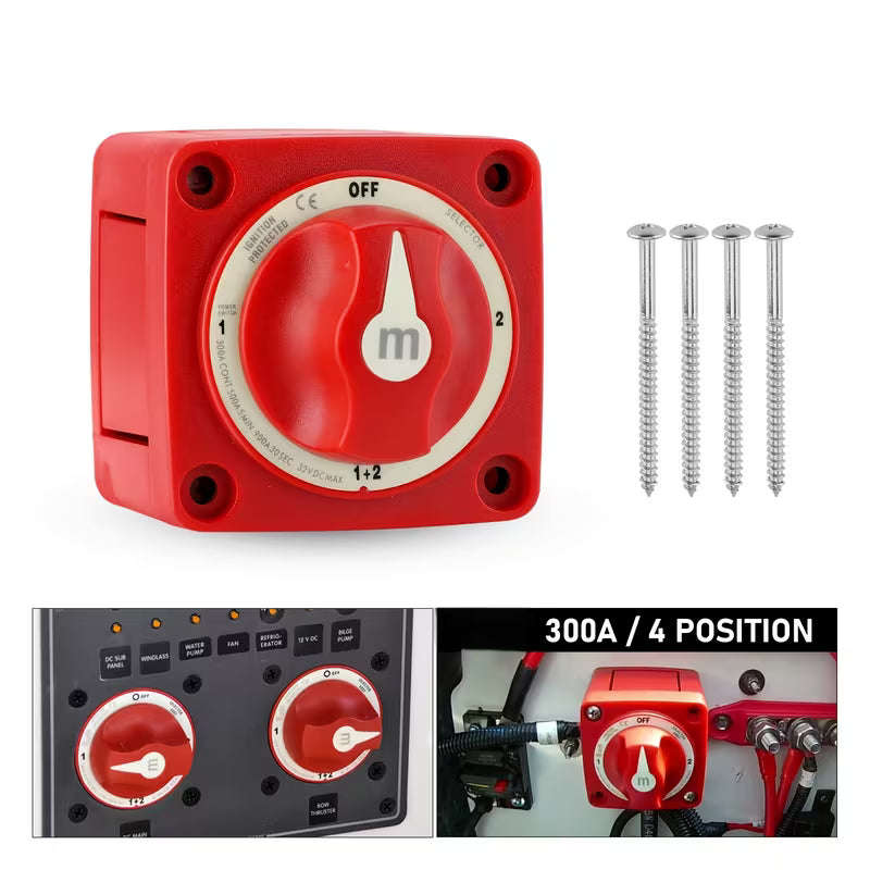 M-Series 12-32V 100-300A Mini Isolator Switch (10000866)