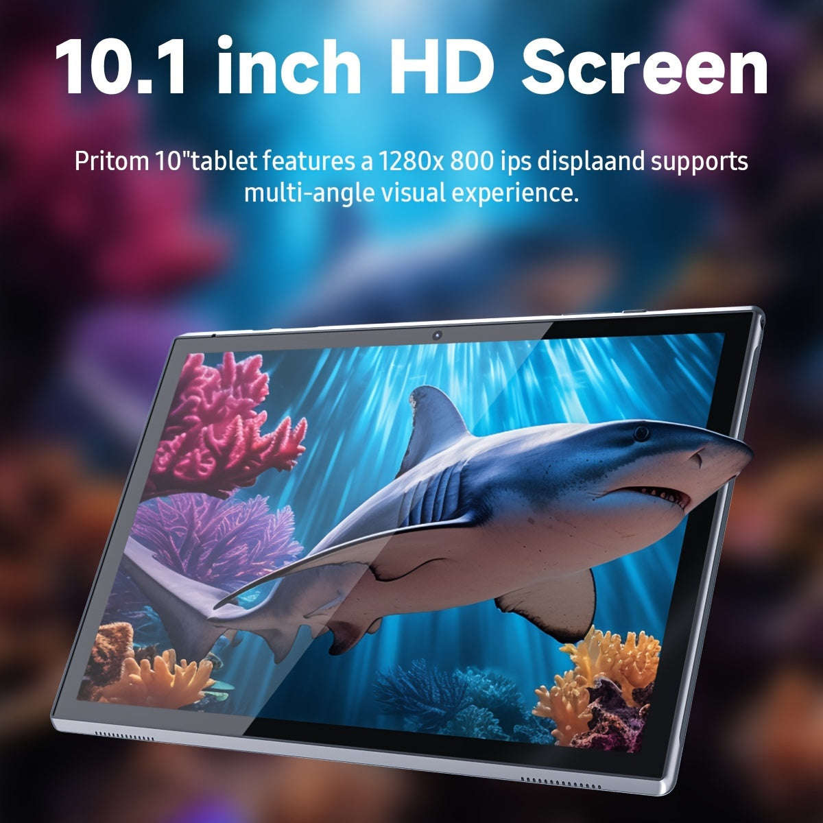 PEICHENG 10.1 Inch Pad Android 15 Tablet - RK3326S 4-Core 8 (3+5)GB RAM 32GB ROM (10000861)