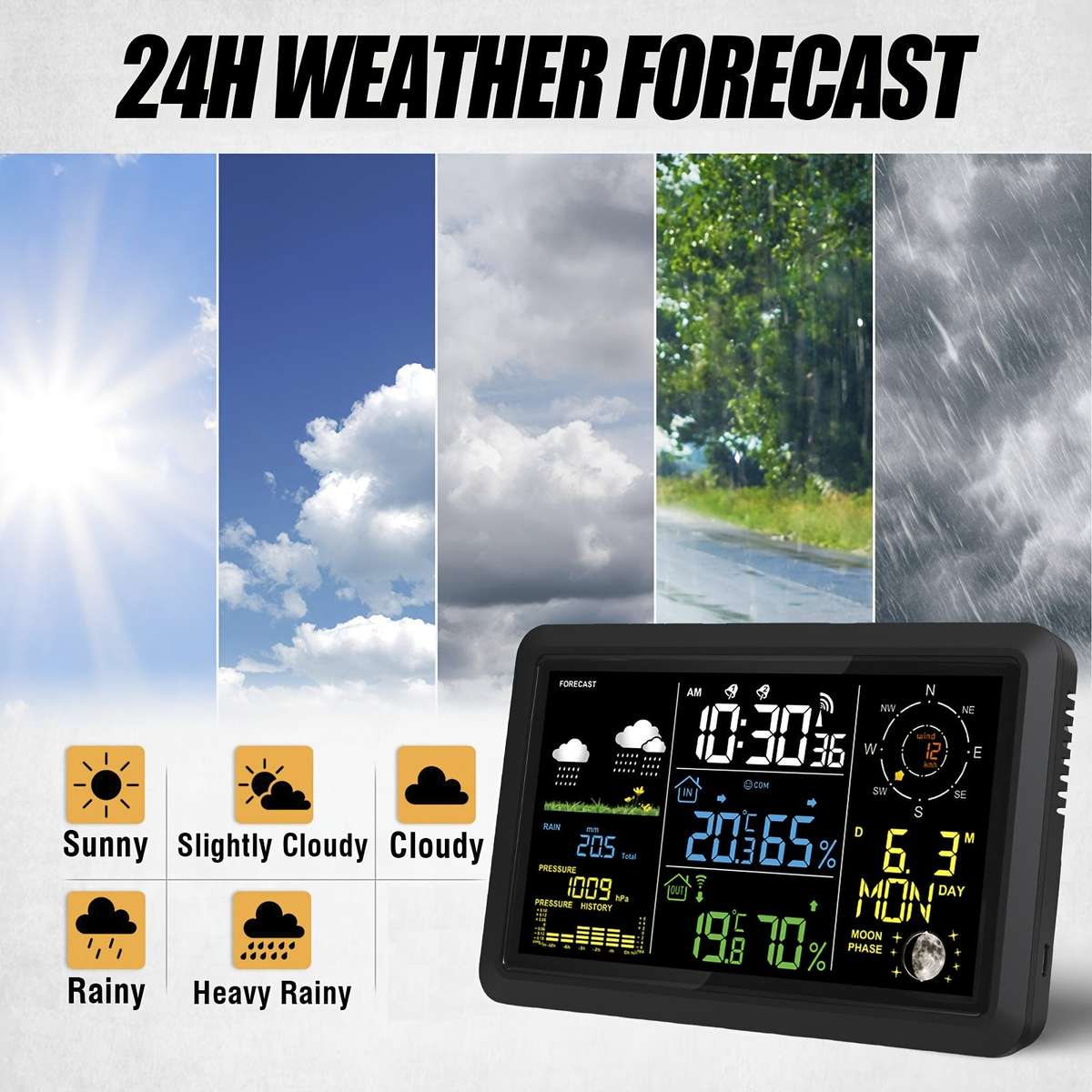 Wireless Weather Station with Outdoor Sensor (10000336)