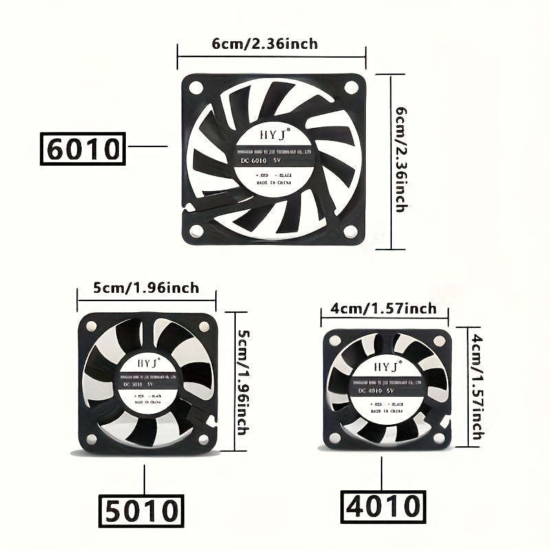5V 2-Pin Heat Sink Design CPU Cooling Fan