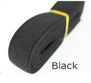 Flat Elastic 25mm various colours