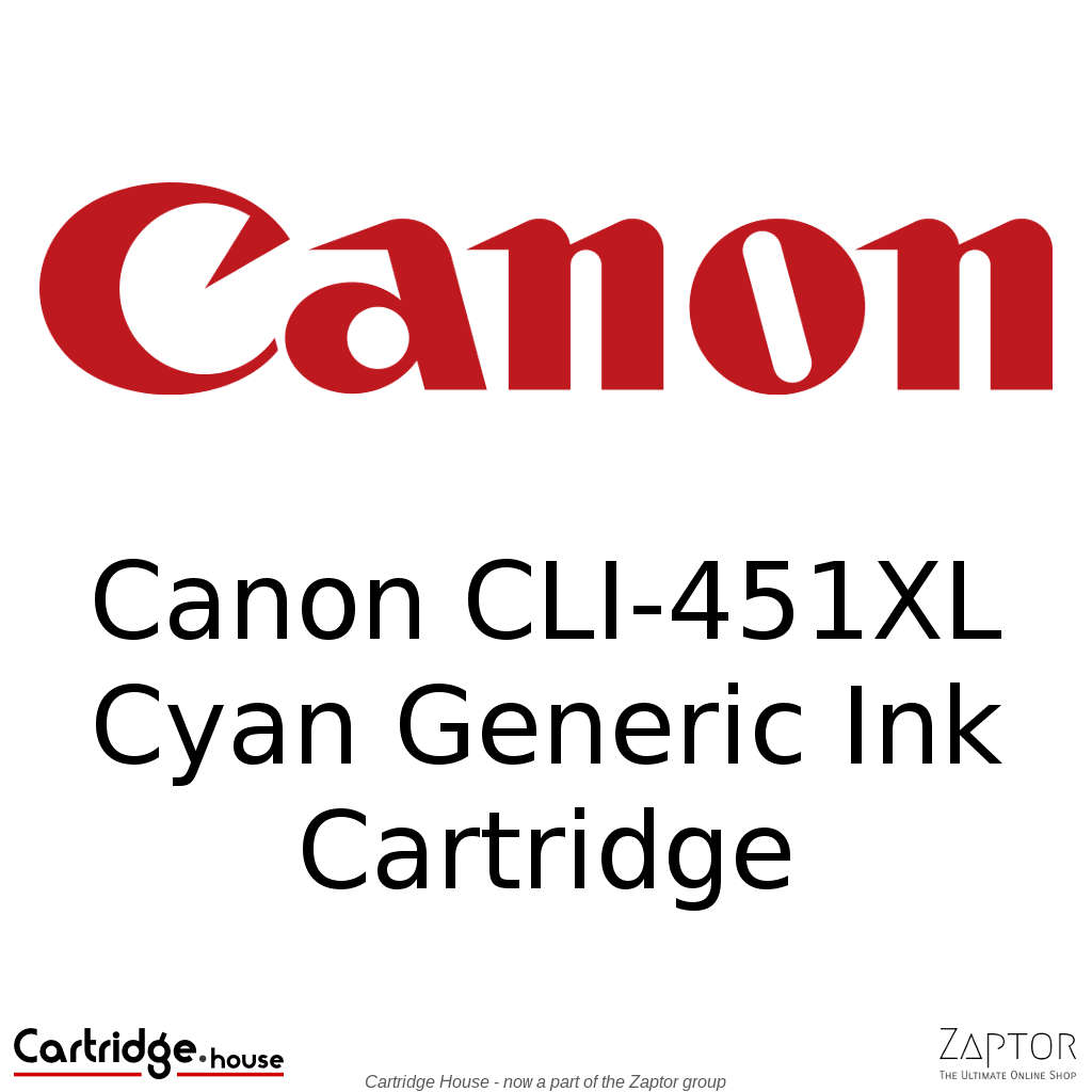 Canon CLI-451XL Cyan Ink Cartridge - Compatible