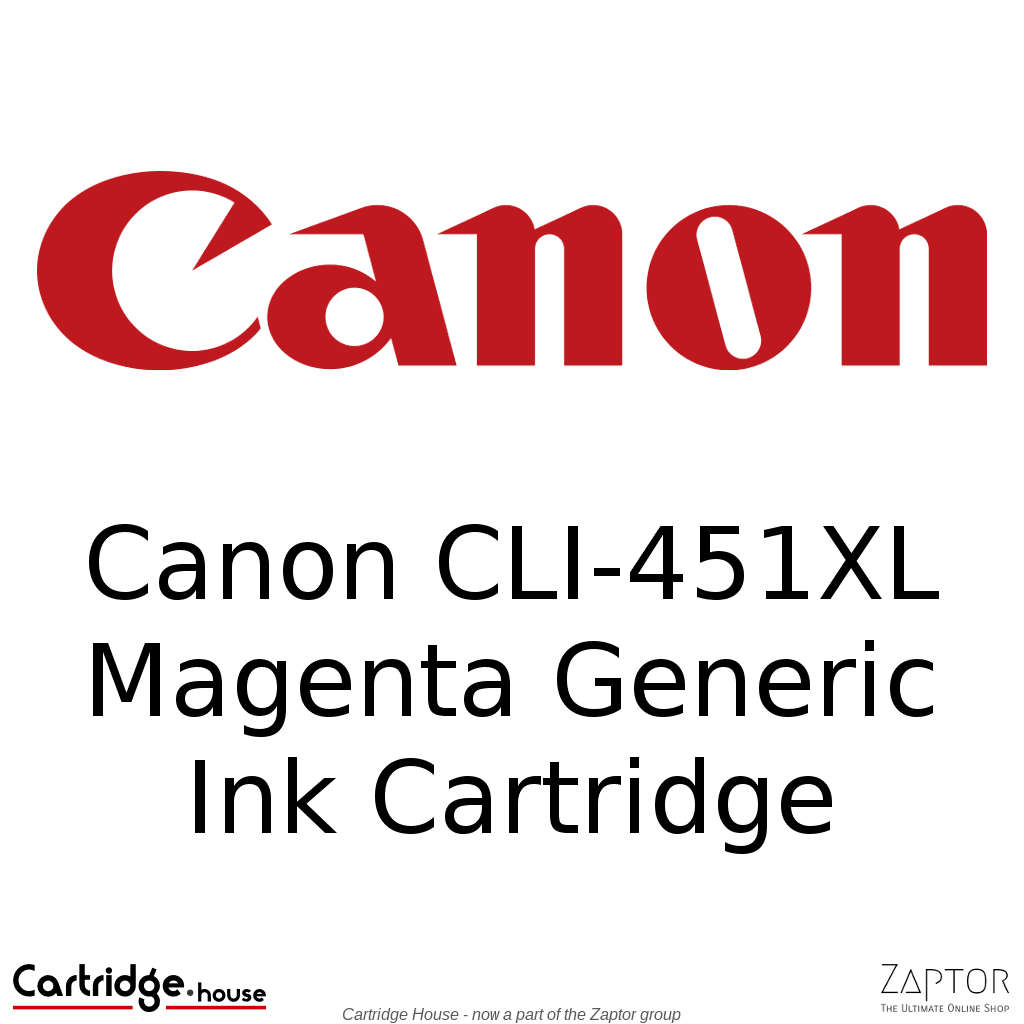 Canon CLI-451XL Magenta Ink Cartridge - Compatible