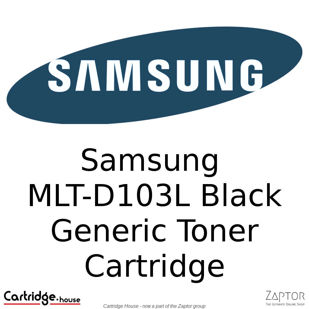 Samsung MLT-D103L Black Toner Cartridge - Compatible