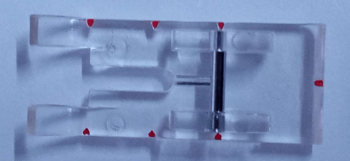 1/4 Quilting clear snap on foot