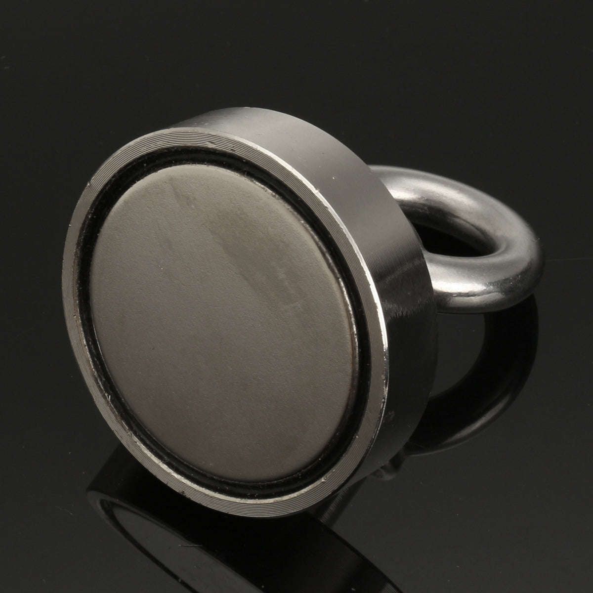 Eyebolt 48mm x 60mm Metal Detector Ring Neodymium Magnet