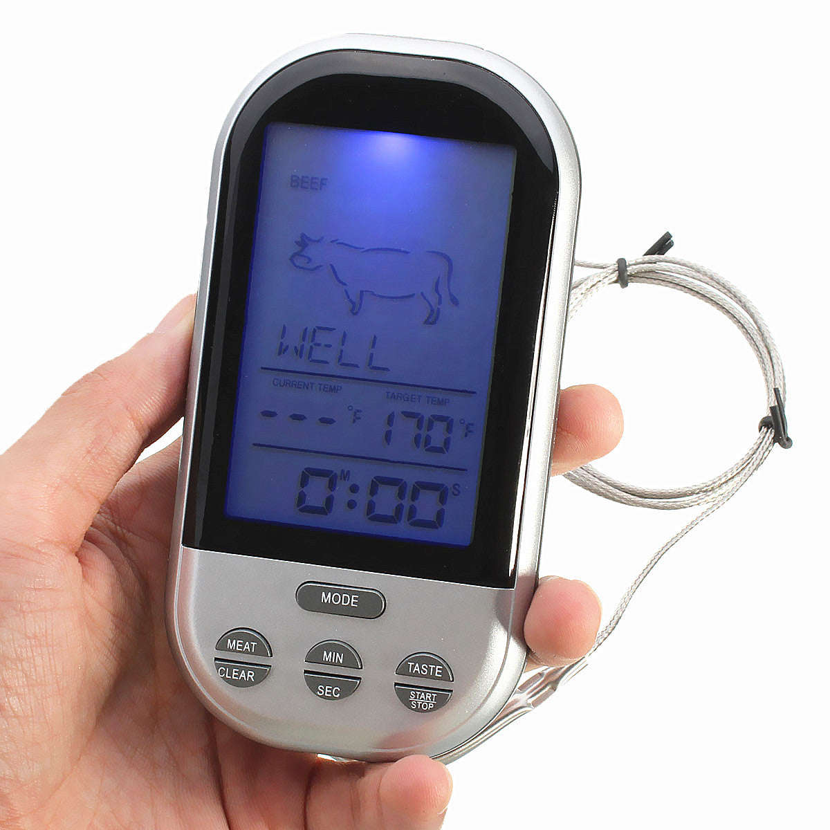 Wireless Meat Braai Kitchen Food Thermometer