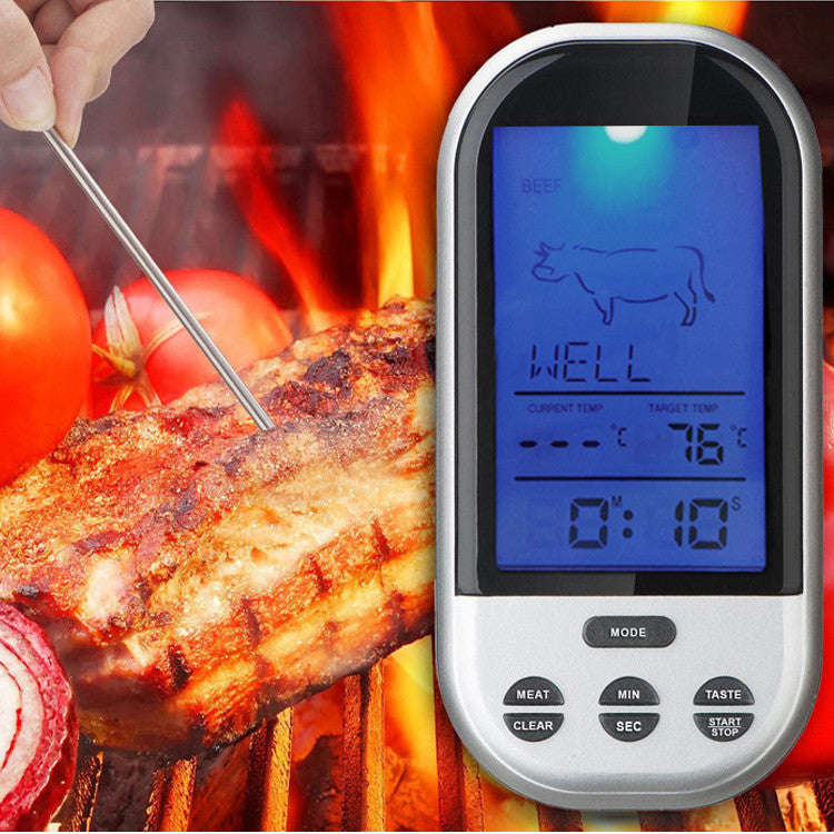 Wireless Meat Braai Kitchen Food Thermometer