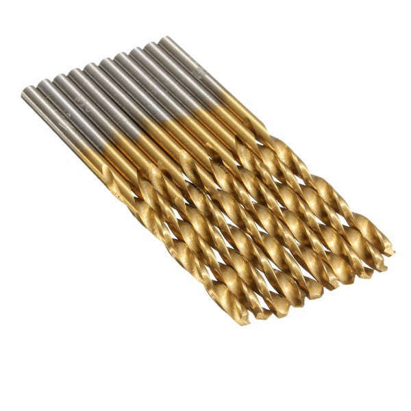 *LOCAL STOCK* 50PCS 1/1.5/2/2.5/3mm Titanium Coated HSS Steel Drill Bit Set