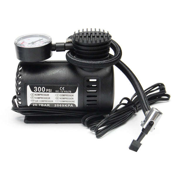 Mini DC 12V Electric Car Inflatable Pumping Air Pumps Compressor 300 PSI