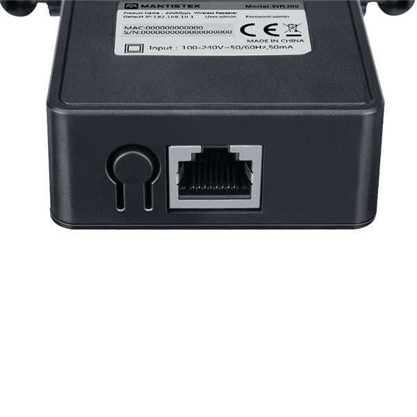 MantisTek 300Mbps WiFi Router Repeater Extender