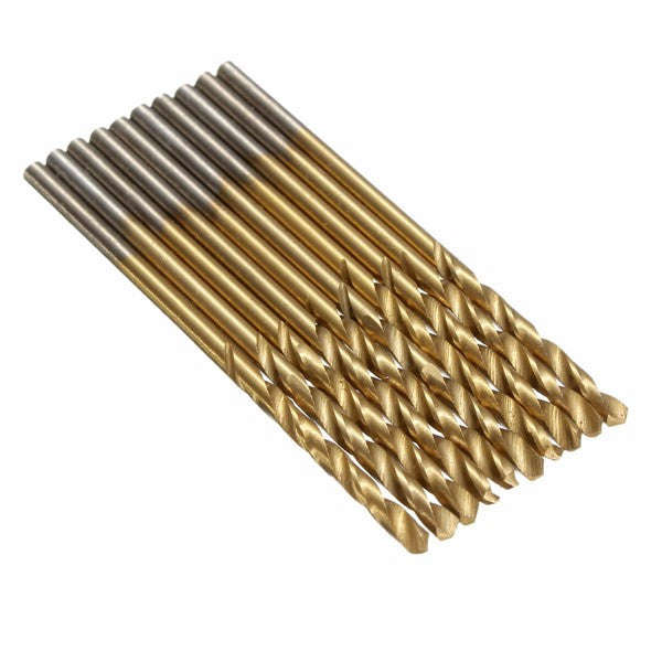 *LOCAL STOCK* 50PCS 1/1.5/2/2.5/3mm Titanium Coated HSS Steel Drill Bit Set