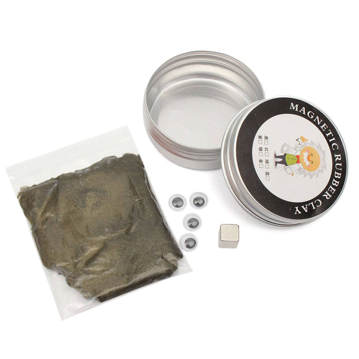 Magnetic Plasticine Putty Magnet - Black