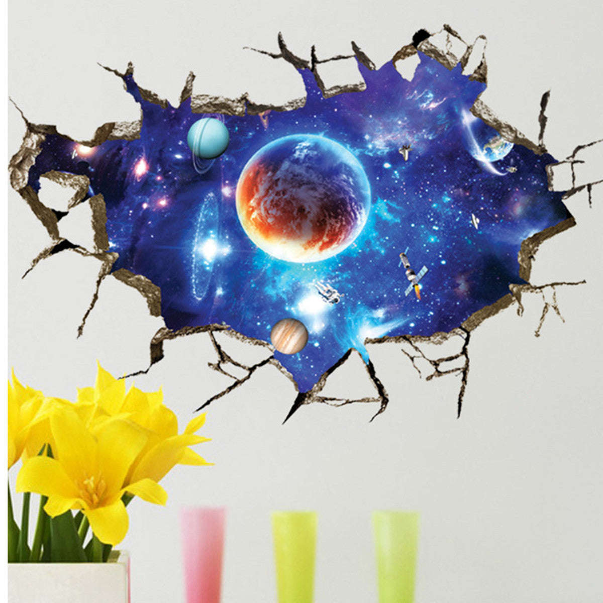 *LOCAL STOCK* 3D Outer Space Galaxy Wall Decal Sticker