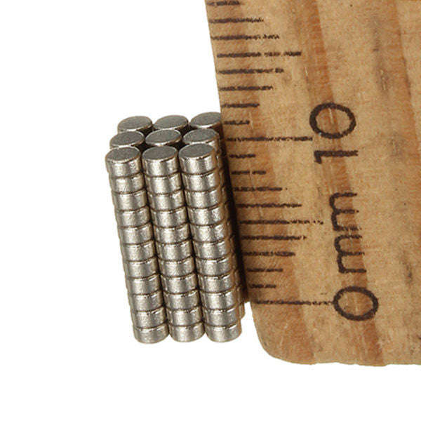*LOCAL STOCK* 100pcs 2mm x 1mm N50 Round Rare Earth Neodymium Magnets