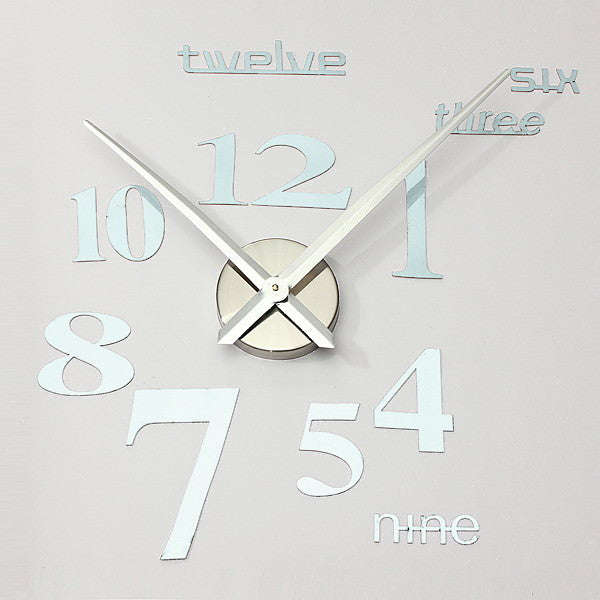 *LOCAL STOCK* DIY Large Mirror 3D Wall Clock