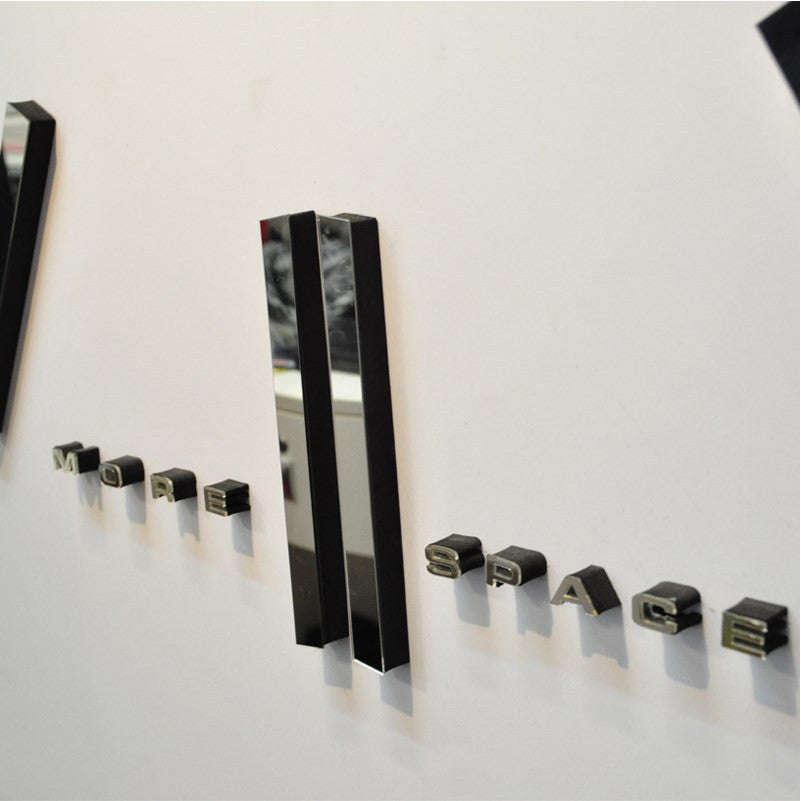 *LOCAL STOCK* DIY Large Mirror 3D Wall Clock