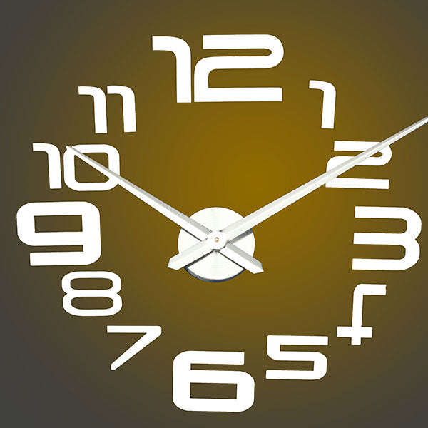 *LOCAL STOCK* DIY 3D Mirror Large Home Wall Clock