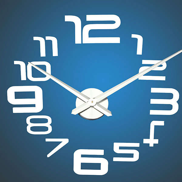 *LOCAL STOCK* DIY 3D Mirror Large Home Wall Clock