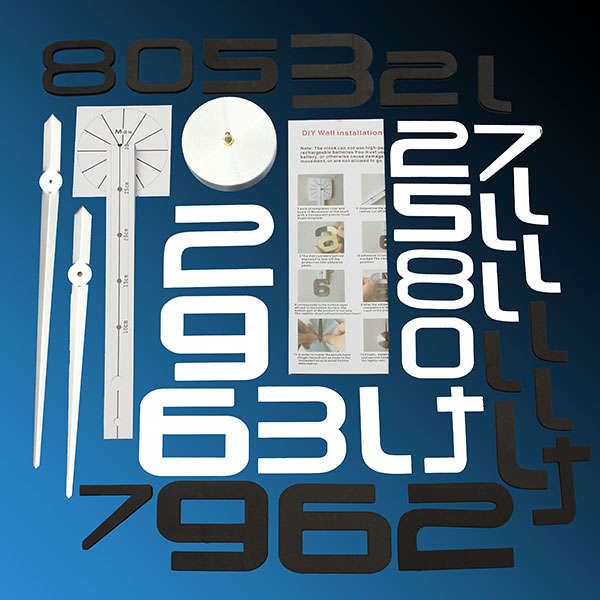 *LOCAL STOCK* DIY 3D Mirror Large Home Wall Clock