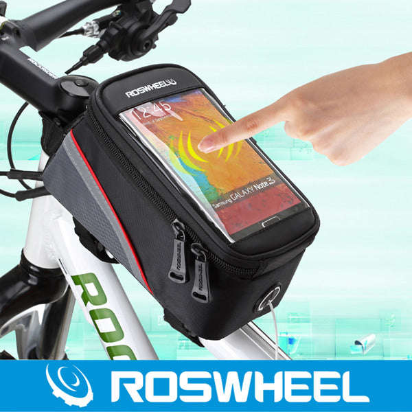 Bicycle Phone Cycling Bike Bag - Red / M