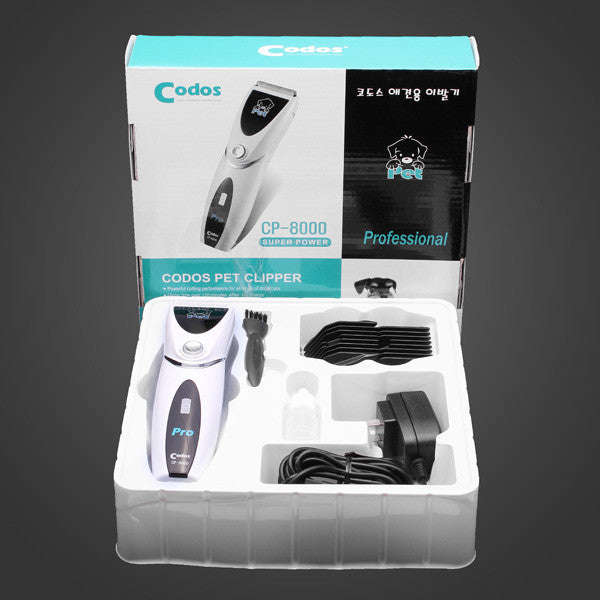 CP-8000 Electric Rechargeable Hair Trimmer Shaver Pet Cat Dog Fur Clipper Grooming