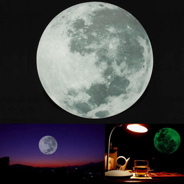 *LOCAL STOCK* Moon Glow In The Dark Wall Decal Sticker