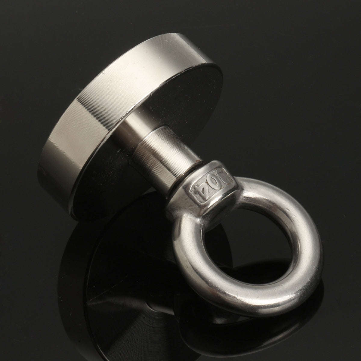 Eyebolt 48mm x 60mm Metal Detector Ring Neodymium Magnet