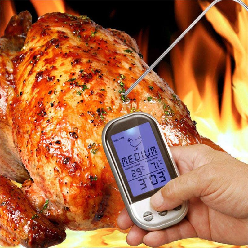Wireless Meat Braai Kitchen Food Thermometer