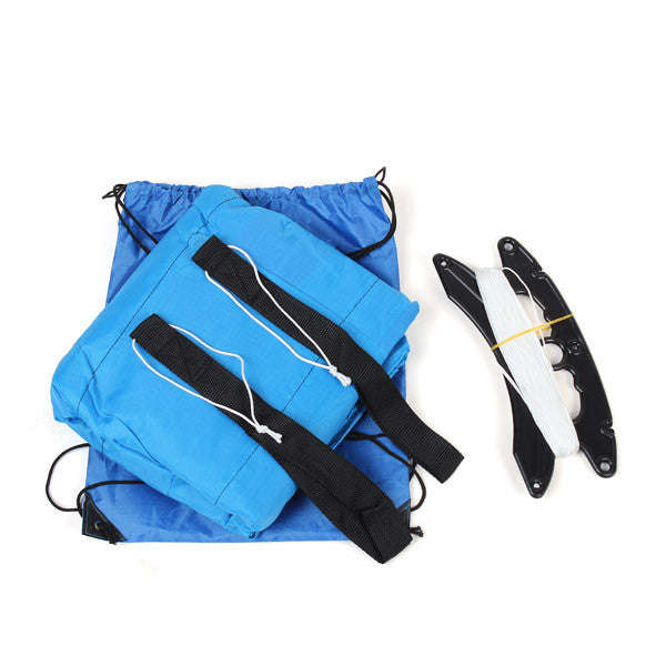 Frameless 2.5m Stunt Parafoil Kite - Blue
