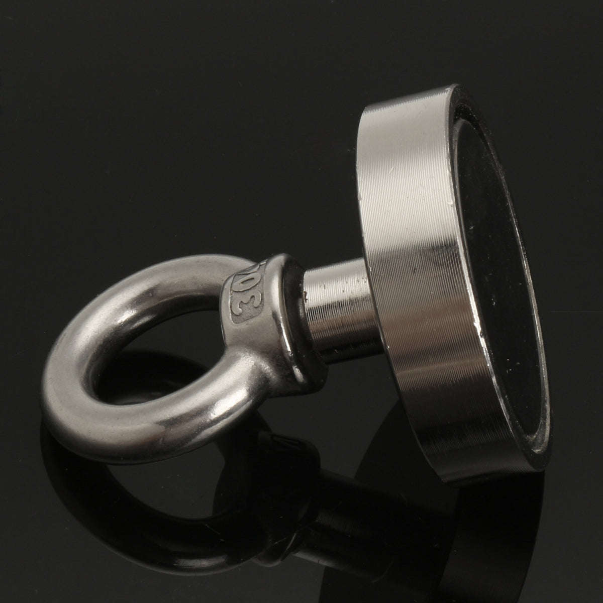 Eyebolt 48mm x 60mm Metal Detector Ring Neodymium Magnet